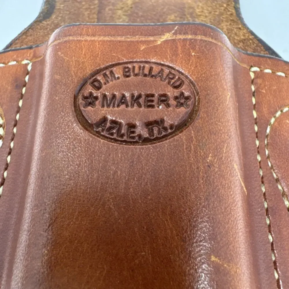 DM Bullard Maker Brown Leather Custom‎ Holster For GLOCK 17/22/31 OWB